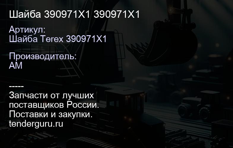 Шайба 390971X1 390971X1 | купить запчасти